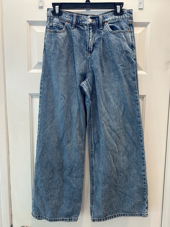 Sincerly Jules Denim - Sincerely Jules Wide Leg Jeans Size 27 Light Wash 100% Cotton High Rise